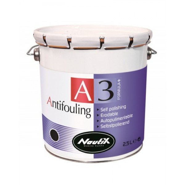 NAUTIX Α3 Self-Polishing Antifouling for yachting, cruising and sailing boats - 2.5L